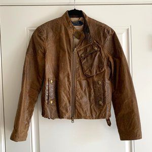 Polo Ralph Lauren Brown Leather Jacket